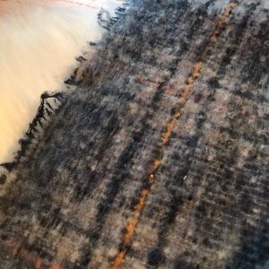 Plaid Wool Scarf/Wrap
